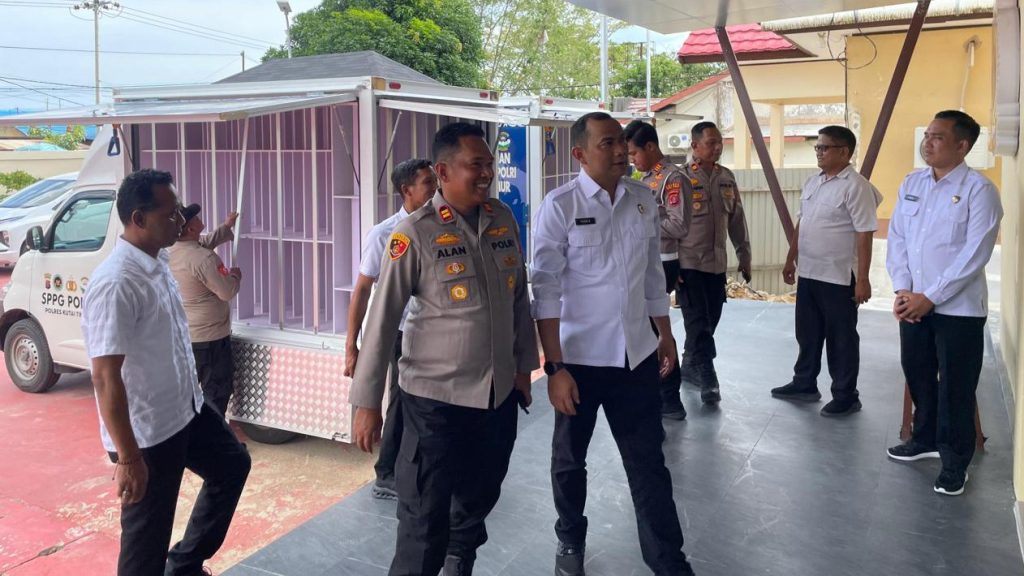 Itwasda Polda Kalimantan Timur Verifikasi Kesiapan SPPG Polres Kutai Timur Dukung Program MBG
